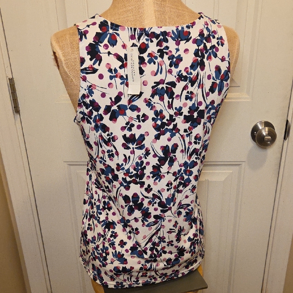 NWT Banana Republic Floral Sleeveless Camisole Blouse - Picture 2 of 6